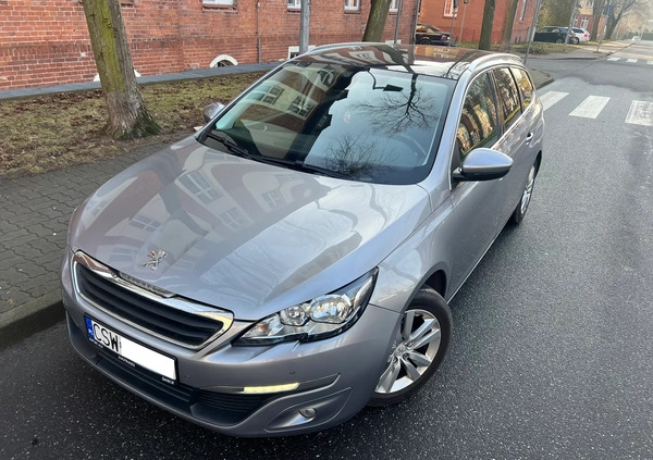 Peugeot 308 cena 27700 przebieg: 245000, rok produkcji 2014 z Brusy małe 436